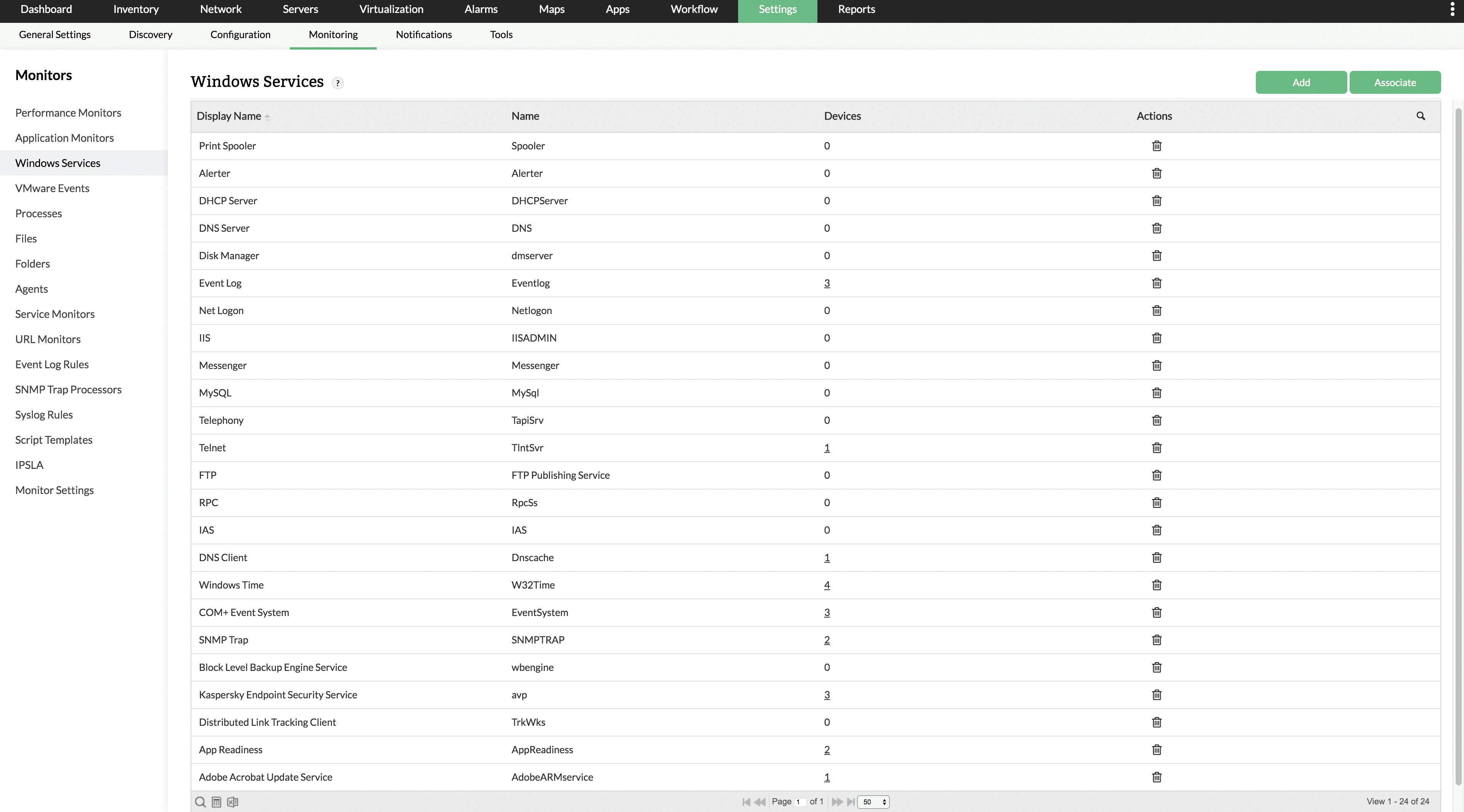 WMI Monitoring Tool - ManageEngine OpManager